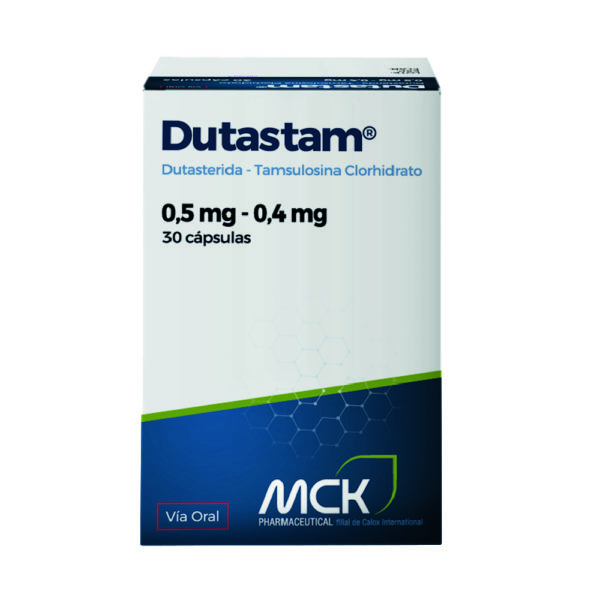 Dutastam Dutasterida + Tamsulosina 0.5Mg/0.4Mg X 30 Cápsulas Mck