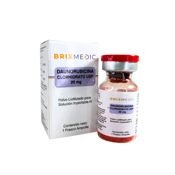Daunorrubicina Ampolla 20Mg I.V Brixmedic