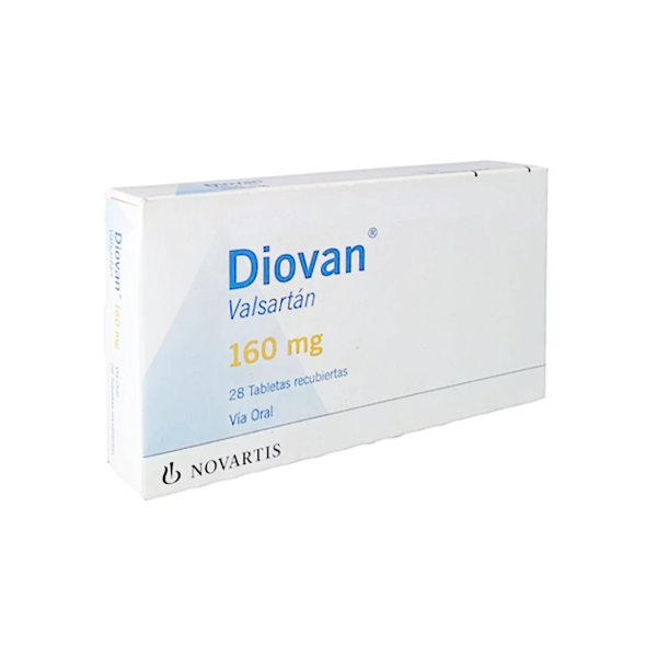 Diovan Valsartán 160Mg X 28 Tabletas Novartis