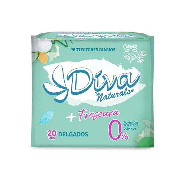 Diva Naturals Protectores Diarios X 20 Unidades