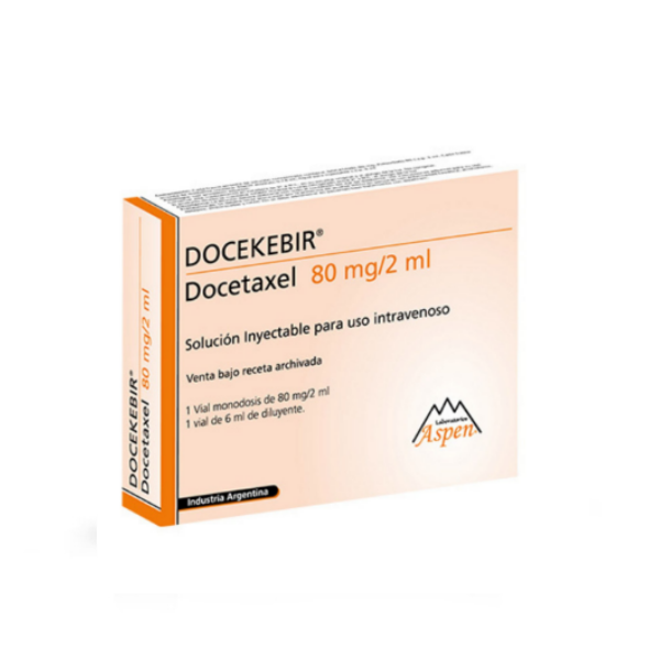 Docekebir - Docetaxel Solución Inyectable 80Mg/2Ml I.V Aspen