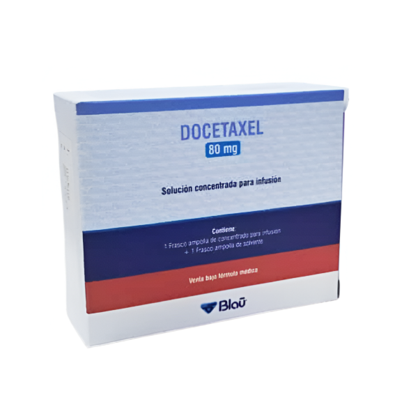 Docetaxel Solucion Inyectable 80Mg I.V  + Solvente Blau