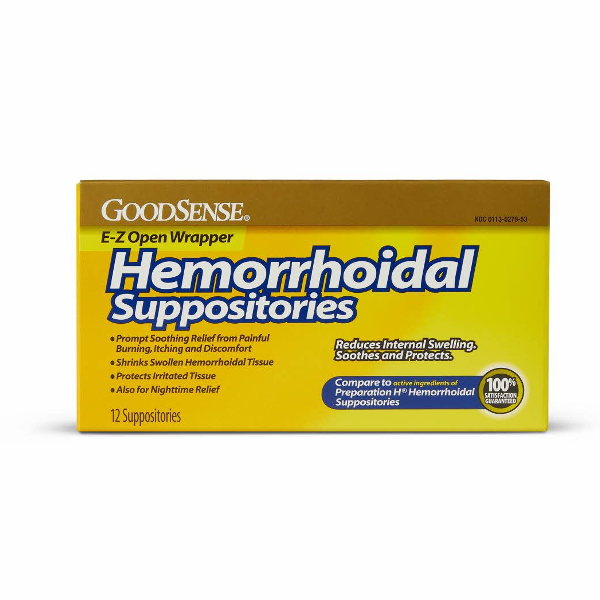 Goodsense Supositorio Para Hemorroides X 12 Unidades