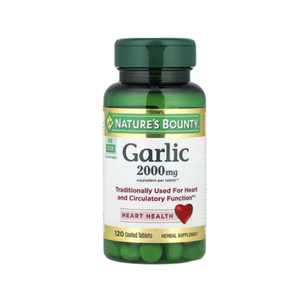 Garlic-Ajo 2000Mg X 120 Capulas Natures Bounty