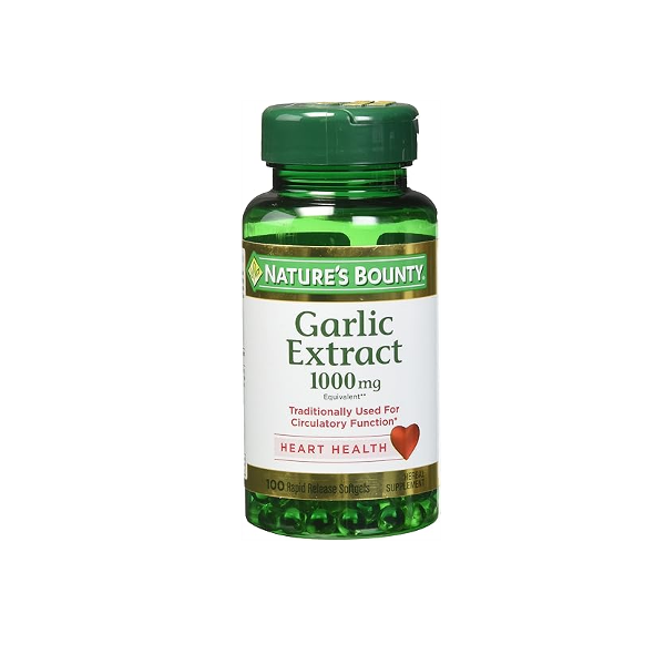 Garlic Extract 1000Mg X 100 Capsulas  Natures Bounty