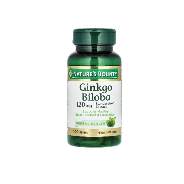 Ginko Biloba 120Mg X 100 Capsulas  Natures Bounty