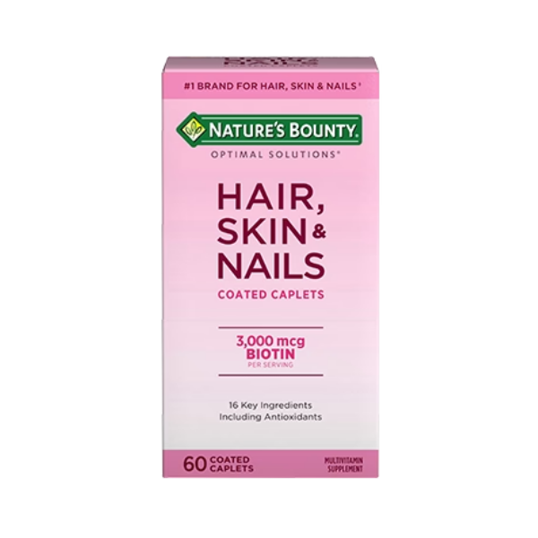 Hair Skin Nails Biotin 3000Mg X 60 Capsulas  Natures Bounty