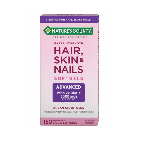 Hair Skin Nails Biotin 5000Mg X 150 Capsulas  Natures Bounty