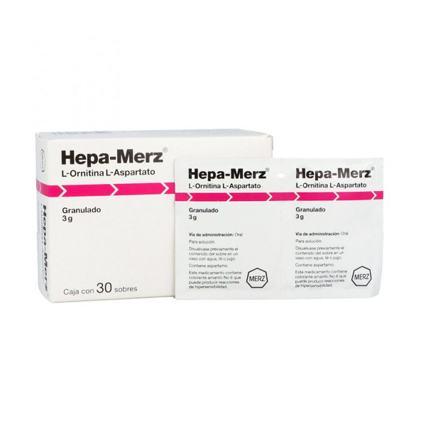 Hepa-Merz L-Ornitina L-Aspartato 3Gr X 1 Sobre Merz