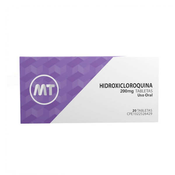 Hidroxicloroquina 200Mg X 20 Tabletas Mt Global
