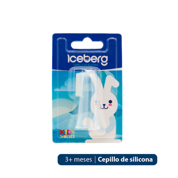 Iceberg Cepillo Masajeador De Silicona Para Bebes