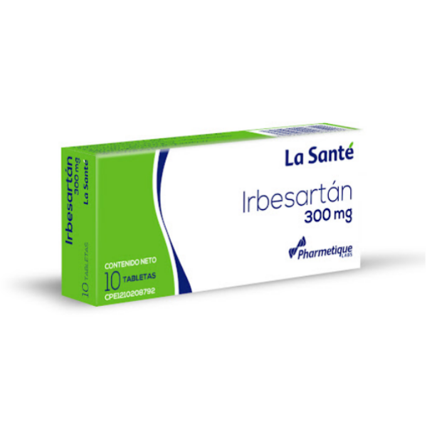 Irbesartán 300Mg X 10 Tabletas La Santé