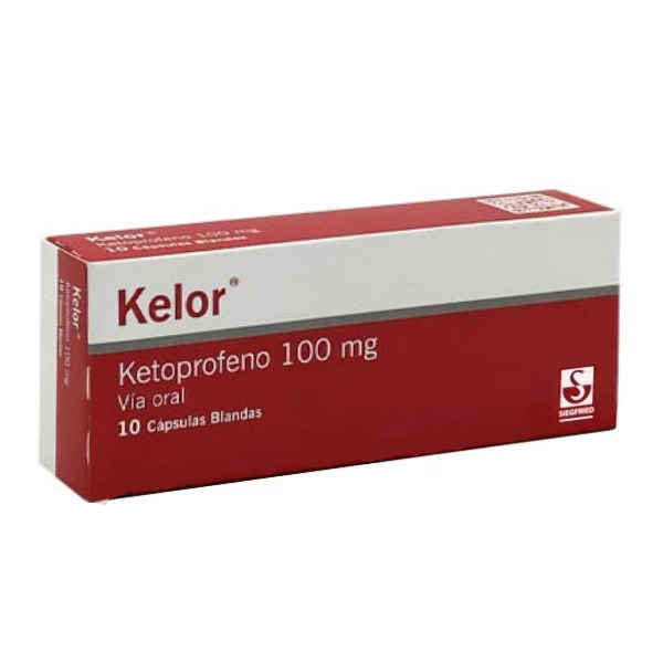 Kelor Ketoprofeno 100Mg X 10 Cápsulas Siegfried