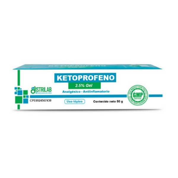 Ketoprofeno 2.5% Gel X 50Gr. Distrilab