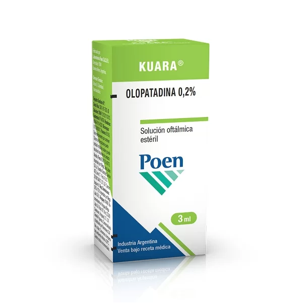 Kuara Olopatadina 0.2% Solución Oftálmica  X 3Ml Poen