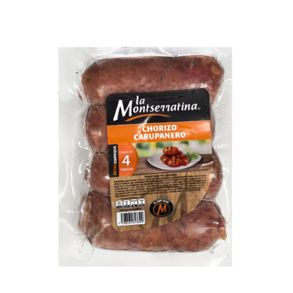 La Montserratina Chorizo Carupanero X 4 Unidades