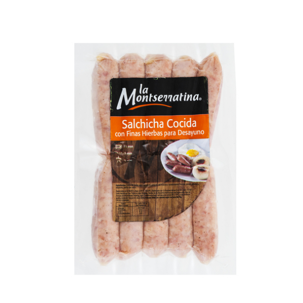 La Montserratina Salchicha Finas Hierbas X 4 Unidades
