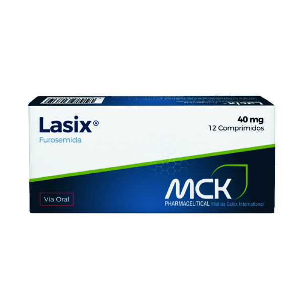 Lasix Furosemida 40Mg X 12 Comprimidos Mck
