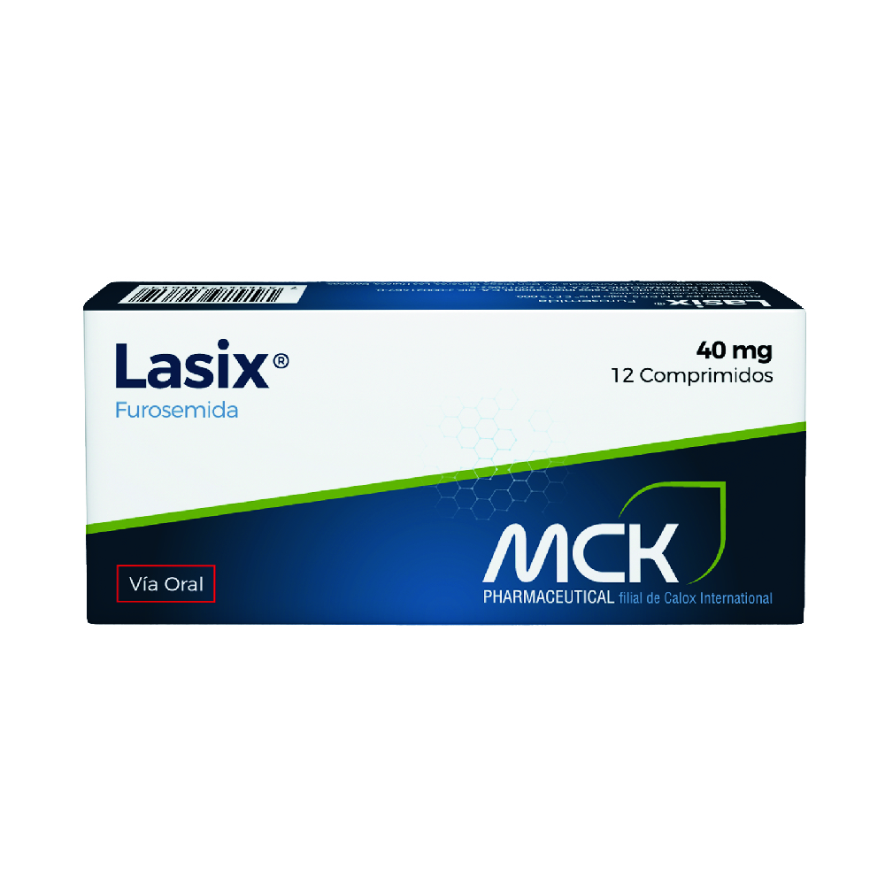Lasix Furosemida 40Mg X 12 Comprimidos Mck