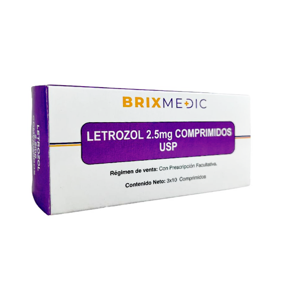 Letrozol 2.5Mg X 30 Comprimidos Brixmedic