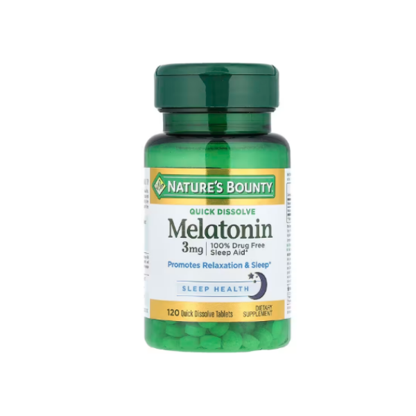 Melatonina 3Mg X 120 Capsulas Natures Bounty