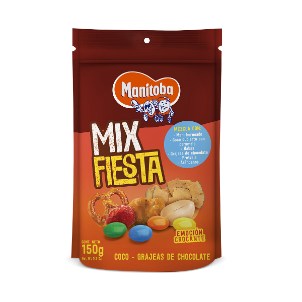 Manitoba Mani Mix Fiesta 150Gr