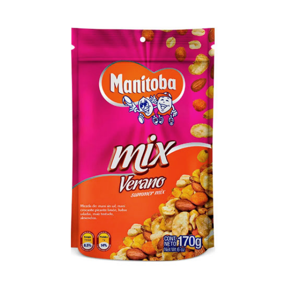 Manitoba Mani Mix Verano 170Gr