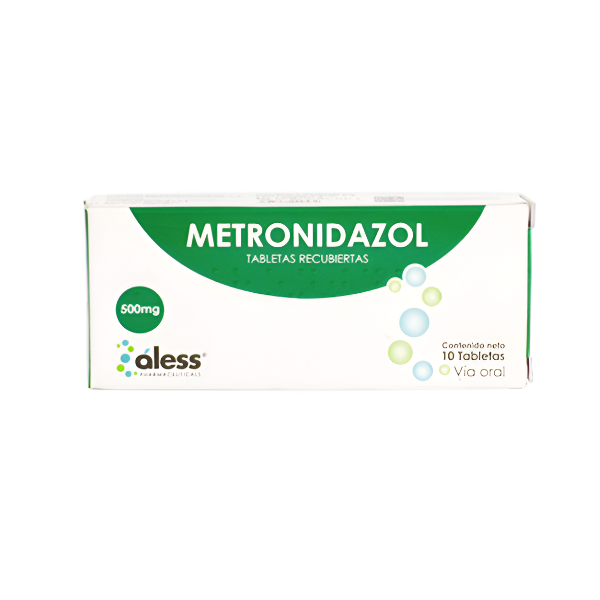 Metronidazol 500Mg X 10 Tabletas Aless