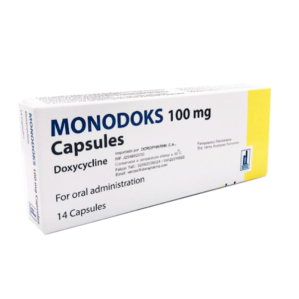 Monodoks-Doxiciclina 100Mg X 14Caps.