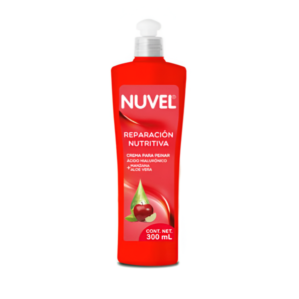 Nuvel Crema Para Peinar  Manzana Y Aloe Vera 300 Ml