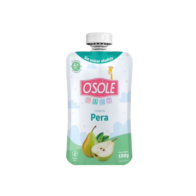 Osole Compota De Pera Sin Azúcar 100Gr.
