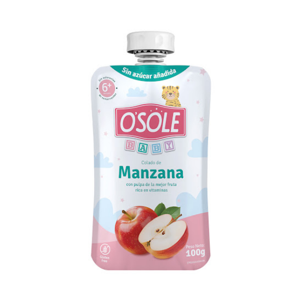 Osole Compota De Manzana Sin Azúcar 100Gr.