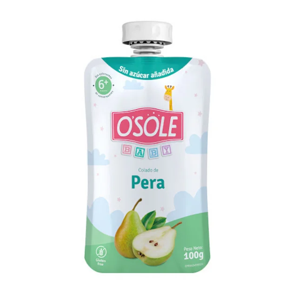Osole Compota De Pera Sin Azúcar 100Gr.