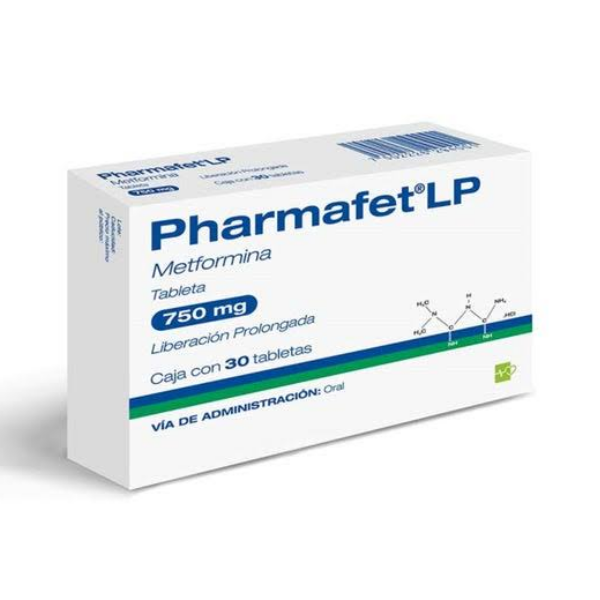 Pharmafet Lp - Metformina 750Mg X 30 Tabletas Alpharma