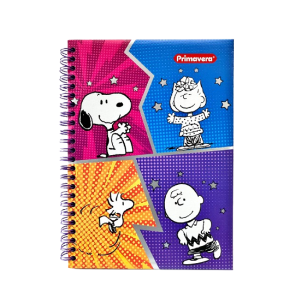 Primavera Cuaderno Argollado Estampado 1 Linea X 80 Hojas