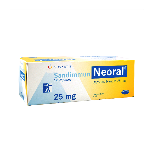 Sandimmun - Ciclosporina 25Mg X 5 Cápsulas De Dispensador Novartis