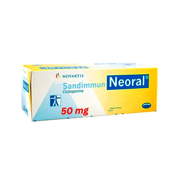 Sandimmun - Ciclosporina  50Mg X 5 Cápsulas De Dispensador Novartis