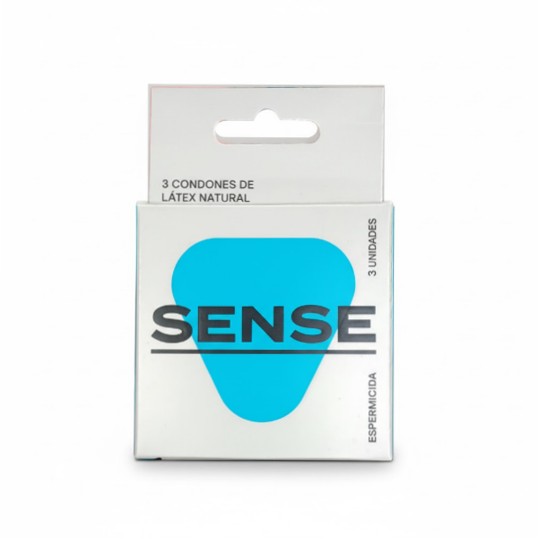 Sense Preservartivo  Espermicida X 3 Unidades