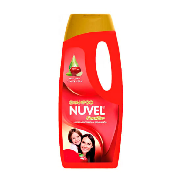 Shampoo Familiar Nuvel Manzana Y Aloe Vera 750 Ml