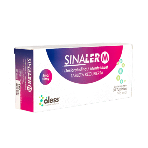 Sinaler M Desloratadina+Montelukast 5Mg/10Mg X 30 Tabletas Aless
