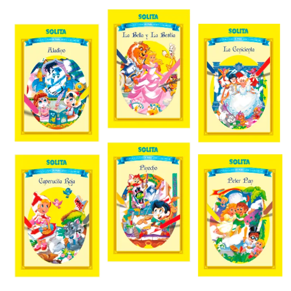 Solita Cuentos Clasicos Para Colorear Surtidos