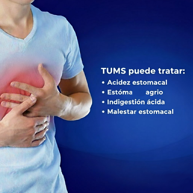Tums Antiac Berry X 8 Tabletas Masticables - Imagen 2