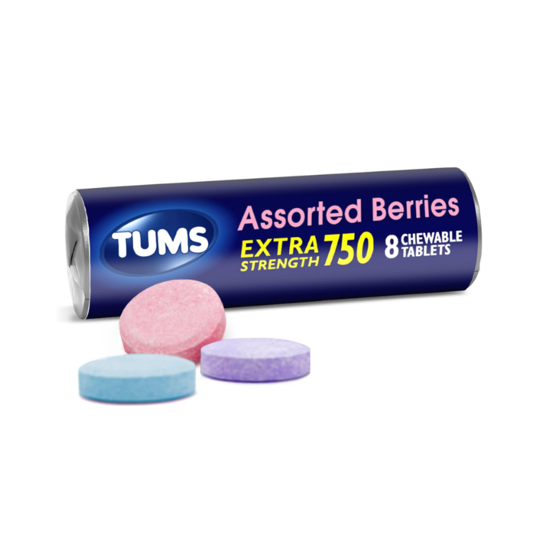 Tums Antiac Berry X 8 Tabletas Masticables