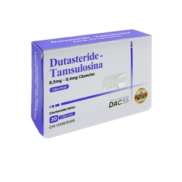 Tamsulosina+Dutasteride 0.4Mg/0.5Mg X 30 Capsulas Dac55