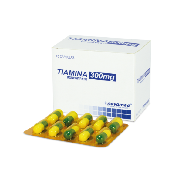 Tiamina 300Mg X 10 Tabletas De Dispensador Novamed - Imagen 2