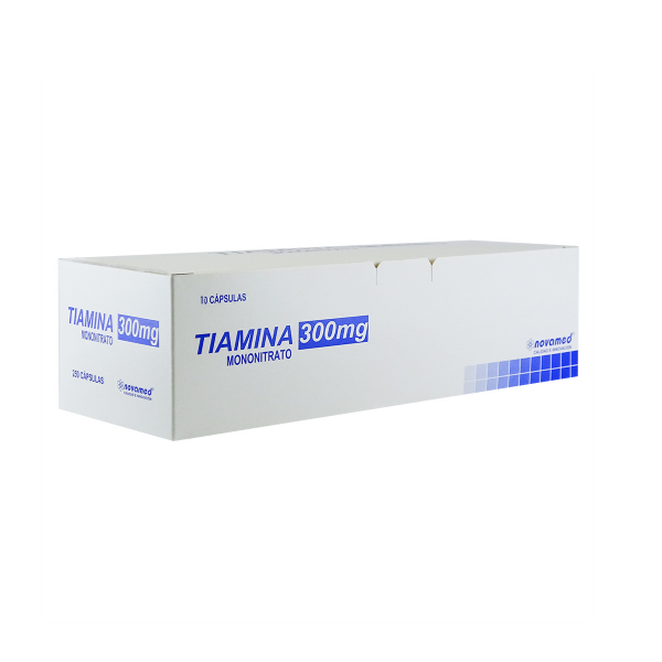 Tiamina 300Mg X 10 Tabletas De Dispensador Novamed