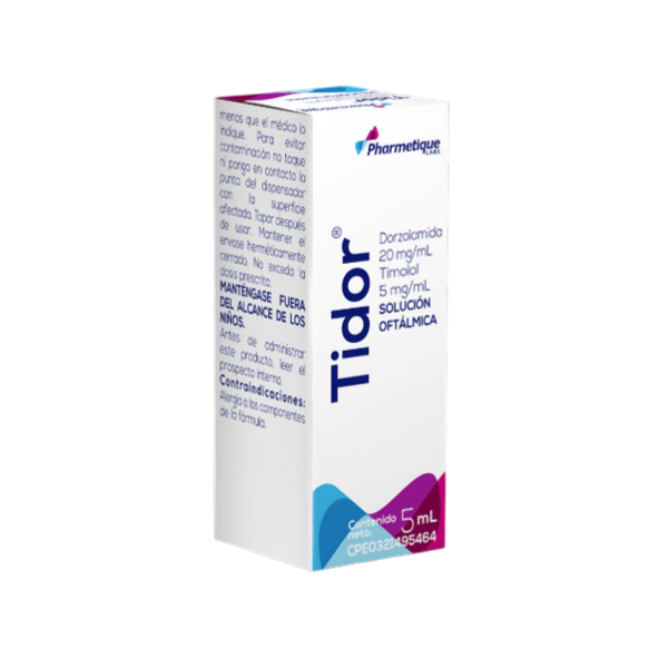 Tidor Solución Oftálmica 20Mg/5Mg X 5Ml Pharmetique