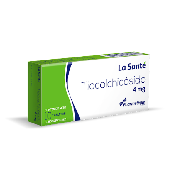 Tiocolchicosido 4Mg X 10 Taletas  La Santé