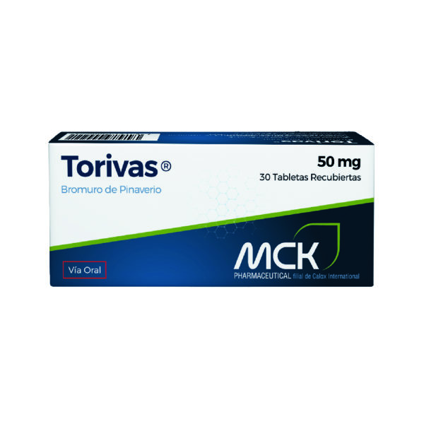 Torivas Bromuro de Pinaverio 50mg x 30 Tabletas - MCK