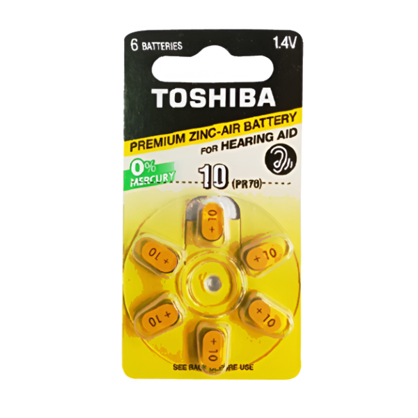 ToshibaPila Auditiva A10/6Bp 1.47V ( X 1 Unidad )
